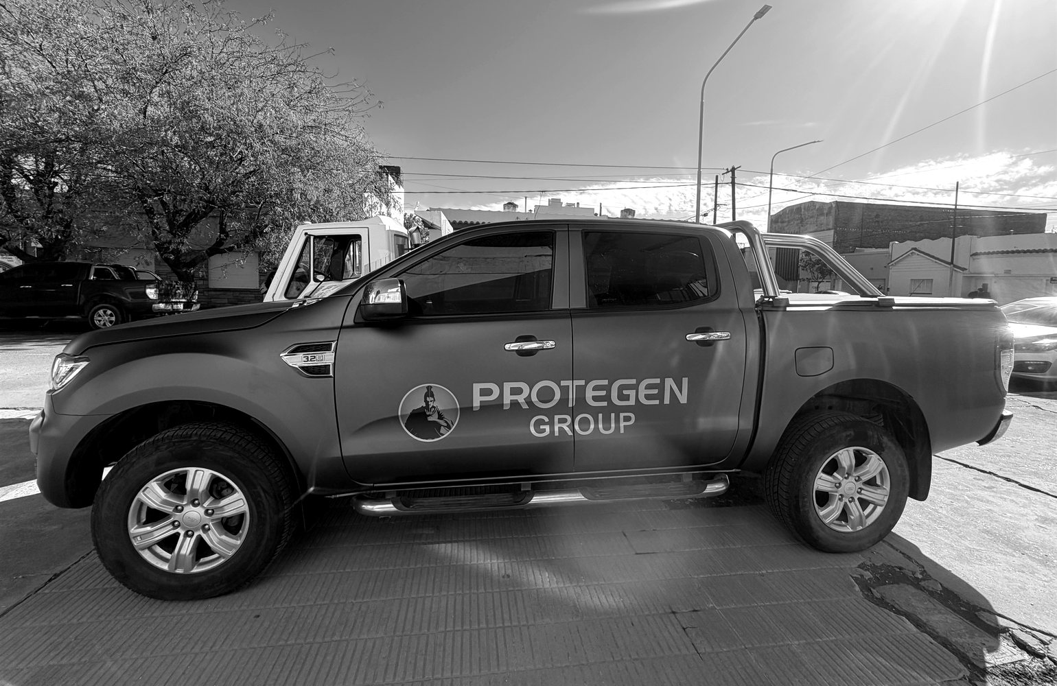 Móvil de reacción de Protegen en servicio